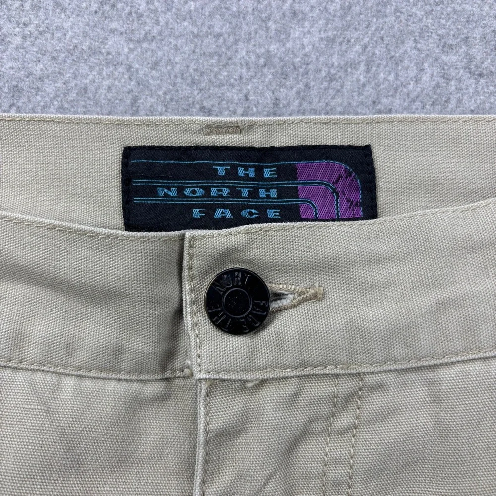 Vintage‎ 90s The North Face Pants Mens 38x31 Beige Chinos Retro Outdoor *FLAW?